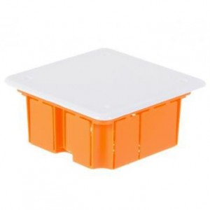 Коробка распаячная 41001, 92x92x40 GREENEL (Оранжевый)