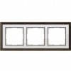Werkel  Palacio Classic   WL17 -Frame -03 рамка на 3 поста (бронза/белый)