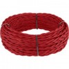 Werkel   Ретро кабель витой (под заказ) 2х1.5 (красный) 20м