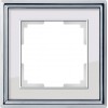 Werkel  Palacio Classic   WL17 -Frame -01 рамка на 1 пост (хром/белый)