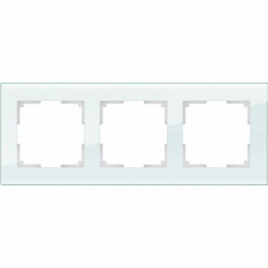 Werkel Favorit  WL01 -Frame -03 рамка на 3 пост (натуральное стекло)